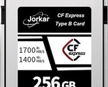 256Gb Cfexpress Type B Memory Card, High-Speed Up To 1700Mb/S, Raw 8K 4K... - £188.22 GBP