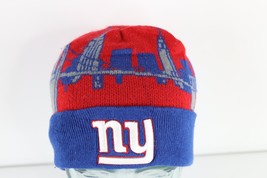 Vintage New Era City Line New York Giants Football Knit Winter Beanie Hat Cap - £27.22 GBP