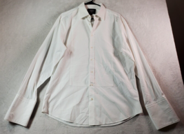 Charles Tyrwhitt Dress Shirt Mens Size 16.5 White Long Sleeve Collar But... - £12.19 GBP
