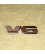One Chrome V6 Emblem 3 1/4&quot; X 1&quot; Metal Alloy Construction USA SELLER - $19.69 CAD