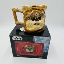 Star Wars Sculpted Ceramic Ewok Mug Large 20 Oz Disney NEW in box Collectible - £43.51 GBP