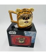 Star Wars Sculpted Ceramic Ewok Mug Large 20 Oz Disney NEW in box Collec... - £40.45 GBP
