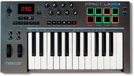 Nektar Impact LX25+ | USB MIDI Controller Keyboard with Nektar DAW Integ... - £124.69 GBP