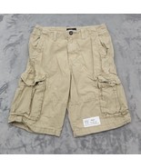 American Eagle Outfitters Shorts Mens 28 Beige Cargo Pockets Jeans Bottoms - £22.40 GBP