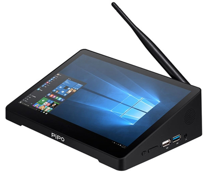 PIPO H10PRO Mini Tab 8gb 128gb Quad Core 10.1" Wi-Fi Bluetooth Windows 10 Black - $489.99
