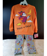 Disney Junior Minnie Mouse Long Sleeved Top &amp; Leggings (2T) - Fall / Hal... - $8.91