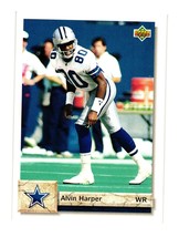 1992 Upper Deck #470 Alvin Harper Dallas Cowboys - £1.35 GBP