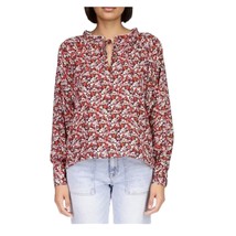 Sanctuary Red Pink Floral Long Sleeve Top Size 1X New - £29.56 GBP