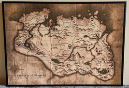 High quality map of Skyrim - The Elder Scrolls 5 - £34.05 GBP+