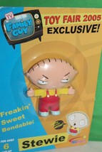 Family Guy NJ Croce Freakin&#39; Sweet Bendable Stewie Toy Fair 1,790/2005 S... - £21.79 GBP