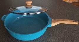 Pioneer Woman ~ Teal Speckle ~ 4 Quart Jumbo Cooker w/Vented Lid ~ Olivewood - $56.10