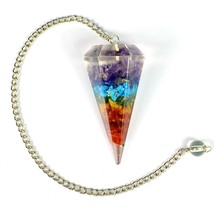 Natural-Dowser-Stone Pendulum for Healing and Meditation (Multicolour) FREE SHIP - £22.15 GBP