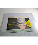 Vintage Jac O Net 159 Blonde Invisible Human Hair Net package art Decor - £4.78 GBP