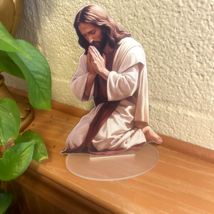 Kneeling Jesus Praying,  2D Flat Acrylic Image, New, #ALM-019-R2 - €11,13 EUR