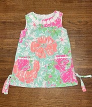 Lilly Pulitzer Dress Size 2 Poolside Blue Beachwalk Bright Toddler - £37.36 GBP