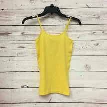 F &amp; F yellow seamless spaghetti strap tank - $11.78