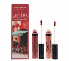 Laura Geller Lip Lattes Color Drenched Lip Gloss Duo Cafe Au Lait &amp; Berr... - $15.99