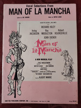 RARE Sheet Music Selections from Man of La Mancha Mitch Leigh Joe Darion - £12.68 GBP