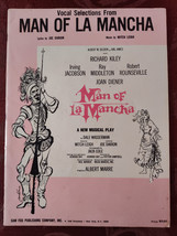 RARE Sheet Music Selections from Man of La Mancha Mitch Leigh Joe Darion - £12.17 GBP