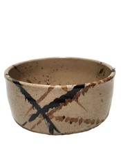 Vintage  Studio Pottery Stoneware bowl splatter abstract contemporary design - £18.71 GBP