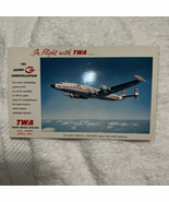 TWA Super G Constellation Post Card UNUSED French-USA - $264.80 MXN