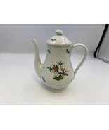 Ceralene Raynaud Limoges France LES OISEAUX Coffee Pot Small - $2,798.21 MXN