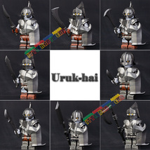 NEW Uruk-hai 8PCS Lord Of The Rings Hobbits Orc Army Soldiers Minifigure... - £13.53 GBP