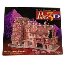 Milton Bradley Bavarian Mansion Puzz 3D Jigsaw Puzzle 418 Pieces Complete - $18.81