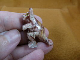 (Y-KAN-25) red white KANGAROO SOAPSTONE carving ROO figurine GEMSTONE ka... - $8.99
