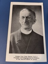 Fr Leo John Devon Bio Congregation Of Priests Hales Corner WI 1952 - $18.75