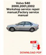 Volvo S40 2000,2001,2002Workshop service repair manual,Factory service m... - €15,55 EUR