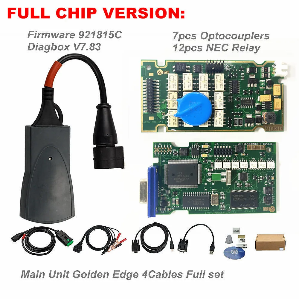 Full Chips Lexia3 921815C 12pcs NEC Multi-Language Lexia 3 PP2000 PCB d with LED - £177.46 GBP