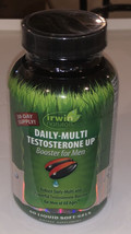 Irwin Naturals Mens DAILY-MULTI TESTOSTERONE UP BOOSTER 60 Soft Gels Exp... - $19.79