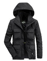 Men&#39;s  Jacket Spring Autumn Removable Sleeve Vest Jackets Waterproof  Coat Multi - £145.22 GBP