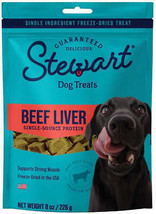 Stewart Beef Liver Freeze-Dried Dog Training Treats - Pure, Nutritious Rewards f - £18.20 GBP+