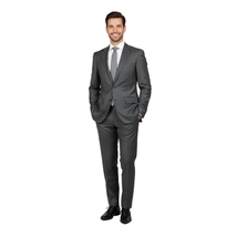 Men's Fabio Matteo Turkish Suit Extra Fine Super 160's Italian Wool FB222 #40 Gr image 3