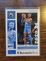 2020-2021 Panini Chronicles #11 Shai Gilgeous-Alexander - Thunder - Fresh Pull - £2.38 GBP