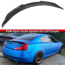 2008-2015 INFINITI G37 2DR Real Carbon Fiber Rear Trunk Hight Kick PSM Spoiler - £115.77 GBP