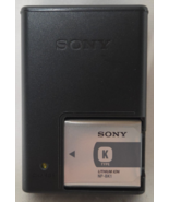 Genuine SONY K Type NP-BK1 Lithium Ion Battery &amp; Charger BC-CSKA - €25,30 EUR