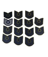 Lot US Military Air Force E-6 And E-7 Rank Patches Lot Of 14  Uniform Ch... - £21.92 GBP