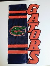 Florida Gators One Sided Large Letter College Garden Flag Banner 9.5&quot;w x 17&quot;h - £14.08 GBP