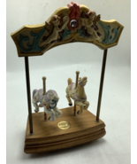 Willitts Carousel Horse Music Box Group II  336 double Horse Angels Banner - €42,63 EUR