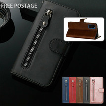 Samsung Galaxy S20 Ultra S10 A51 A71 E+ Plus 5G Leather Shockproof Wallet Case - £39.77 GBP