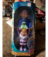 Mattel Snow White Seven Dwarfs Dopey Sneezy Stackable Dolls NRFB - £10.11 GBP