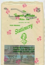 The Towne House Motor Inn Stationery Pack &amp; Rate Postcard Rochester New York  - £22.13 GBP