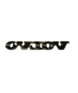 VOLVO EMBLEM ORNAMENT  &quot; VOLVO &quot; OEM  METAL BRUSHED FINISH - $731.74 MXN