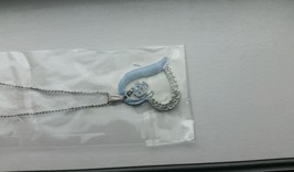 North Carolina Tarheels Officialy Licensed Ncaa Heart Crystal Necklace - £14.96 GBP