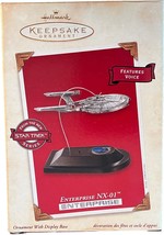 Hallmark Keepsake Ornament, Star Trek NX-01, Pewter Starship Enterprise ... - $29.99