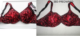 NWT Wacoal 855167 Awareness UW Bra Red Animal Print 34D 32DDD-(38D-PREOW... - £17.96 GBP+