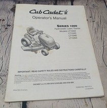 Cub Cadet Series 1000 Hydrostatic Tractor Manual LT1042 LT1045 LT1046 LT1050 - £14.02 GBP